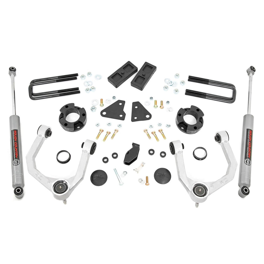 3.5" Rough Country Lift Kit w/N3 Shocks for 2019-2023 Ford Ranger 4WD - 500011