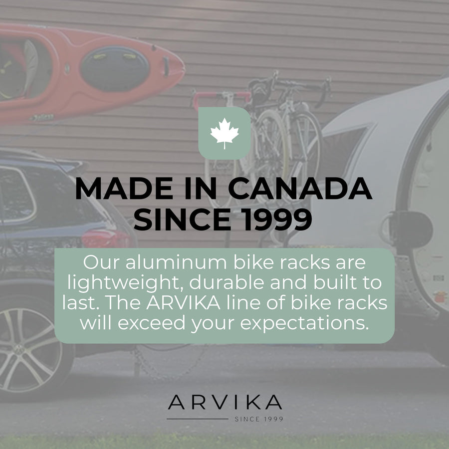 Airstream 3 Bikes or 2 eBikes Bike Rack, Front-Mounted Airstream RV Bike Rack