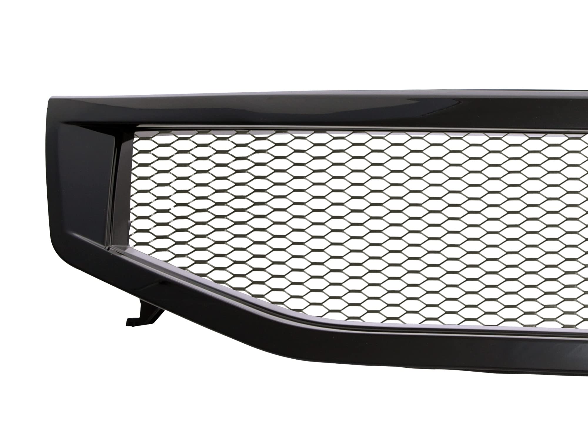 Mesh Grille Armordillo USA Fits 2011-2012 Honda Accord Sedan-Gloss Shell/Matte Black in