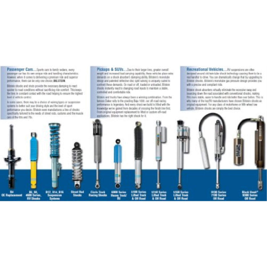 Bilstein B6 Series Hd Shock Absorber Reyco Granning 24-191234 B6 Series Hd Shock Absorber