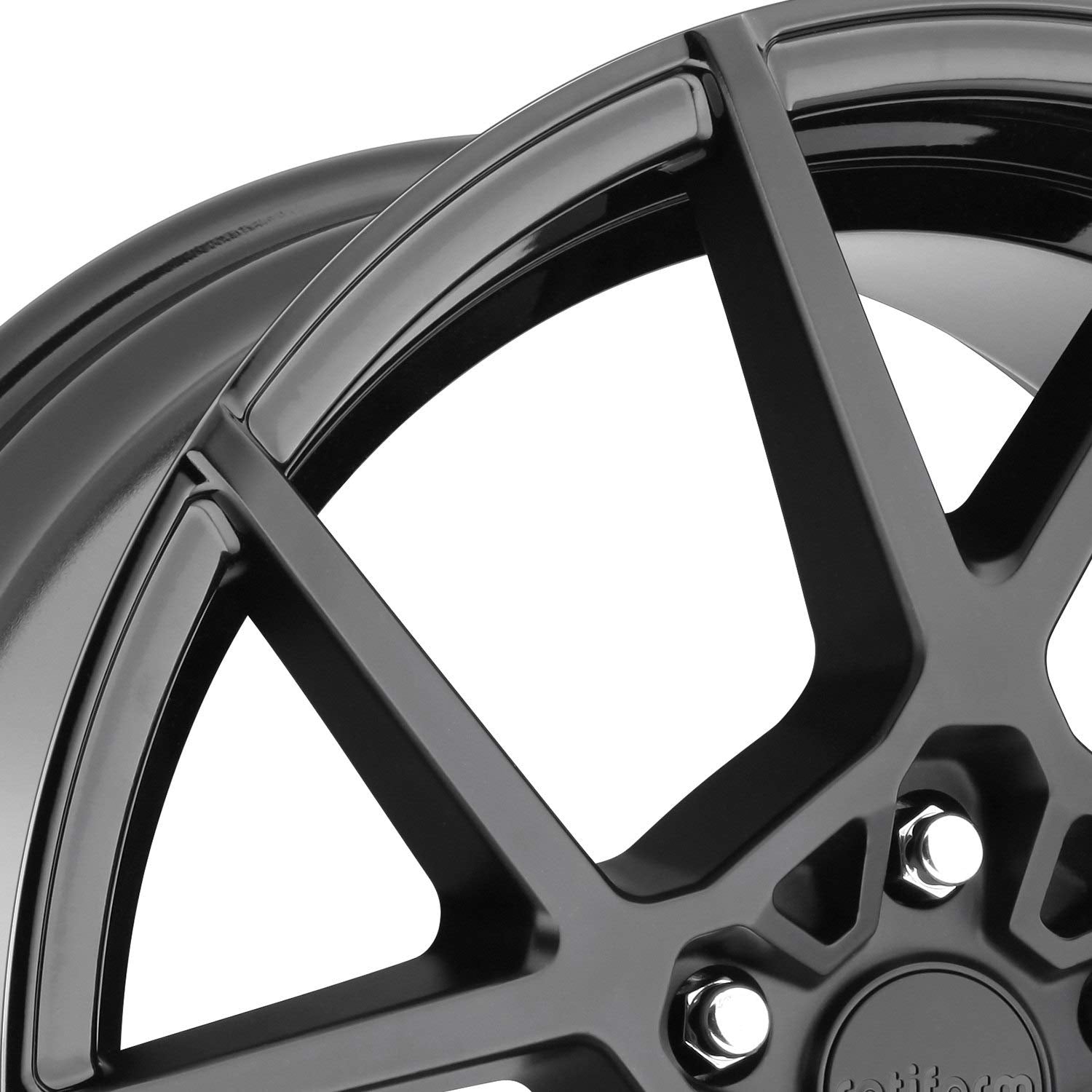 R139 Rotiform KPS 18x8.5 5x112 +45mm Matte Black Wheel Rim 18" Inch