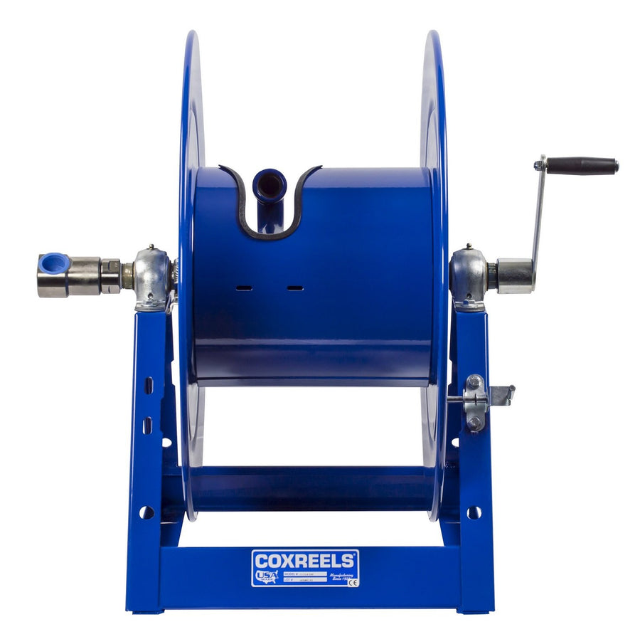 Hand Crank Hose Reel Coxreels 1175-6-100: 1" I.D., 100' Hose Capacity, Less Hose, 3000 PSI