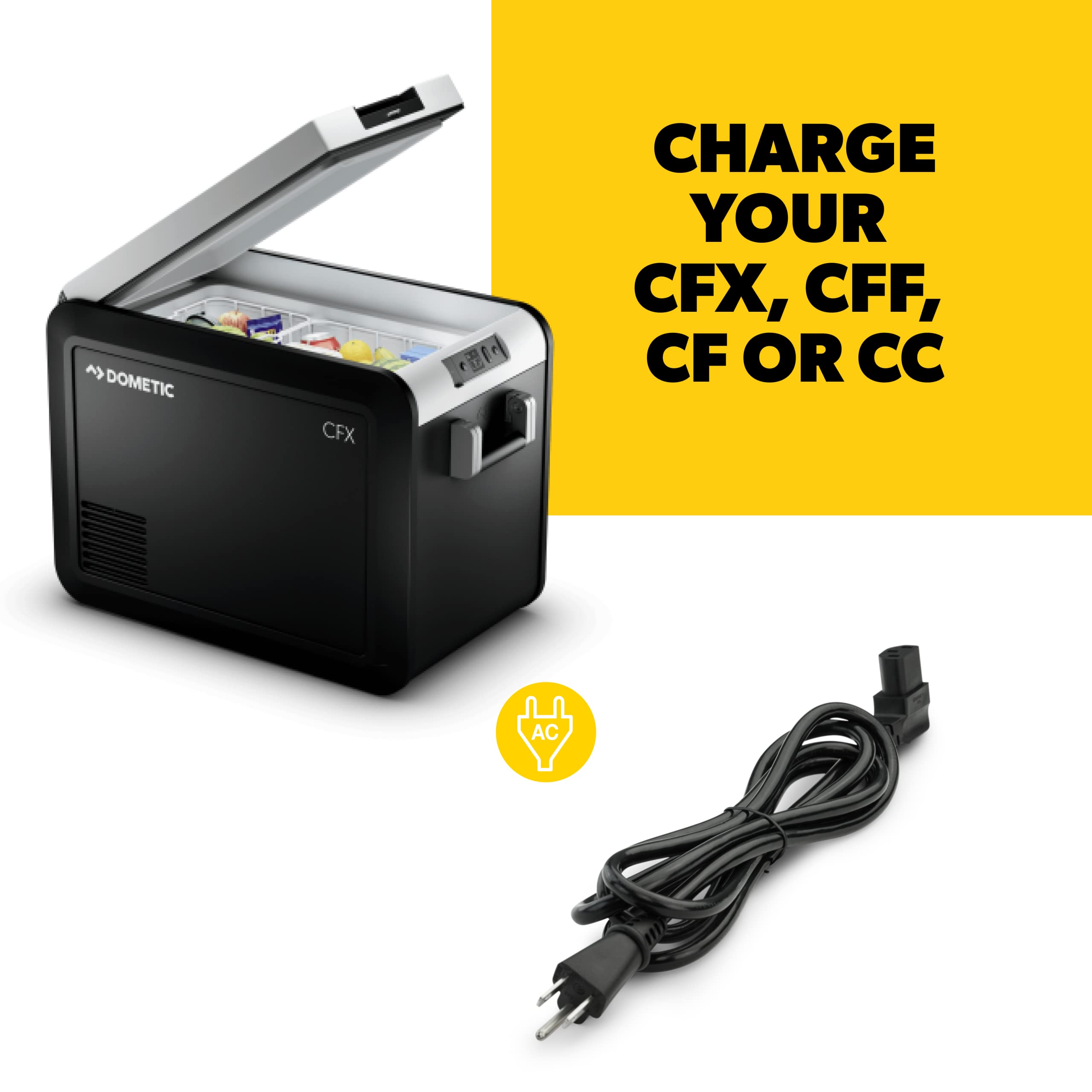 The Dometic AC Power Cord for CFX, CFF, CF, and CC Models, 6ft, 9600024789