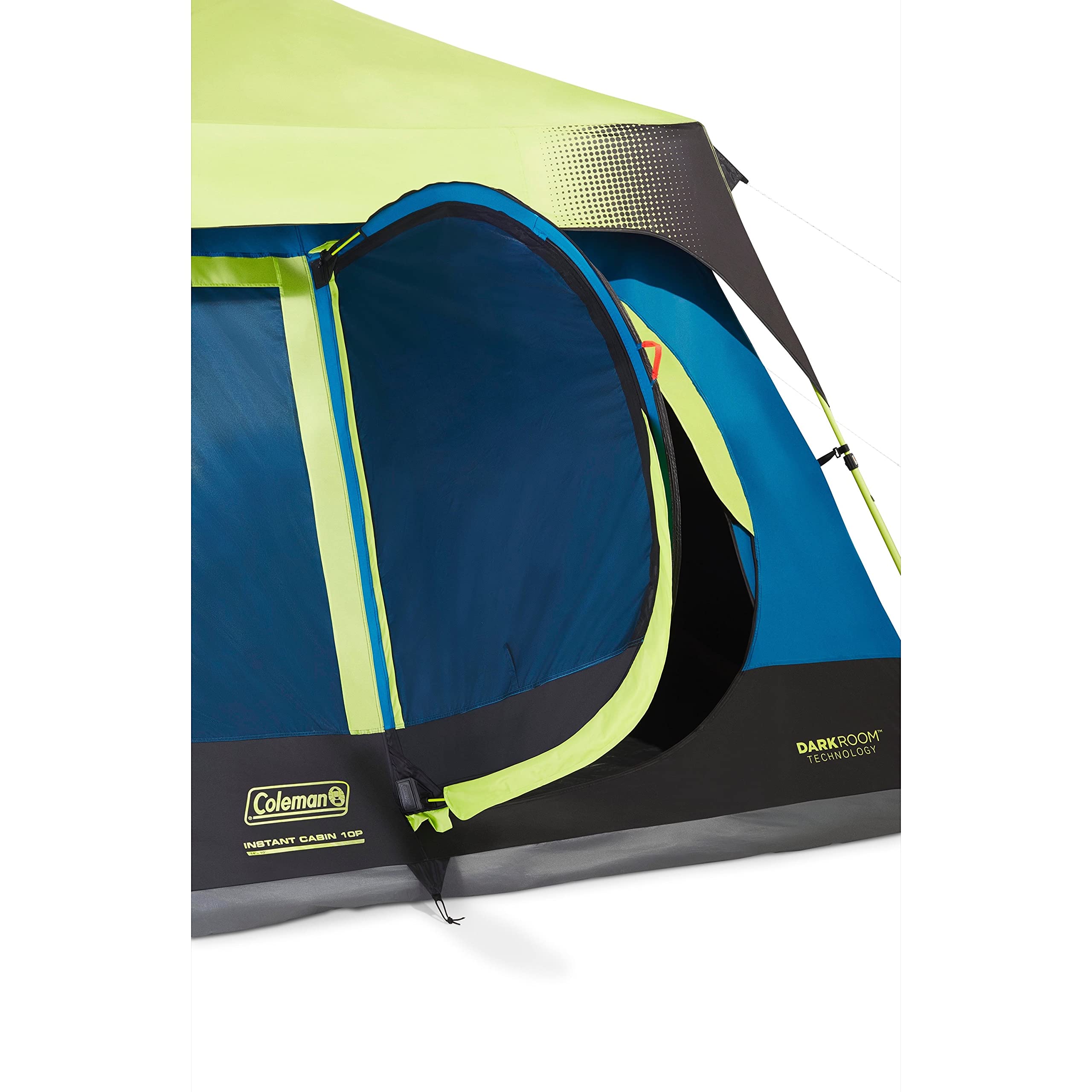 Coleman Instant Camping Tent 4/6/8/10 Person with 1-Minute Setup, Large Family Tent with Pre-Attached Poles, Air Vent, & Carry Bag, Sets Up in About 60 Seconds