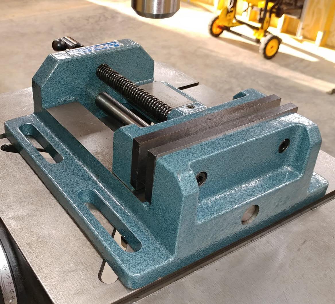Wilton Drill Press Low-Profile Vise, 6" Jaw Width, 6" Jaw Opening, 2" Jaw Depth (Model LP6)