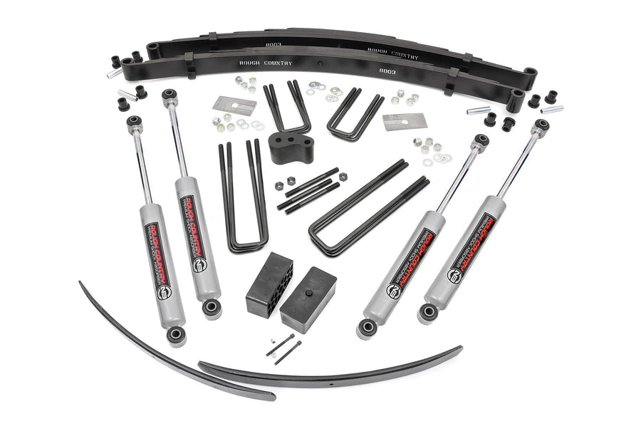 4" Lift Kit Rough Country for 1974 Dodge Ramcharger 4WD | Dana 44-315.20