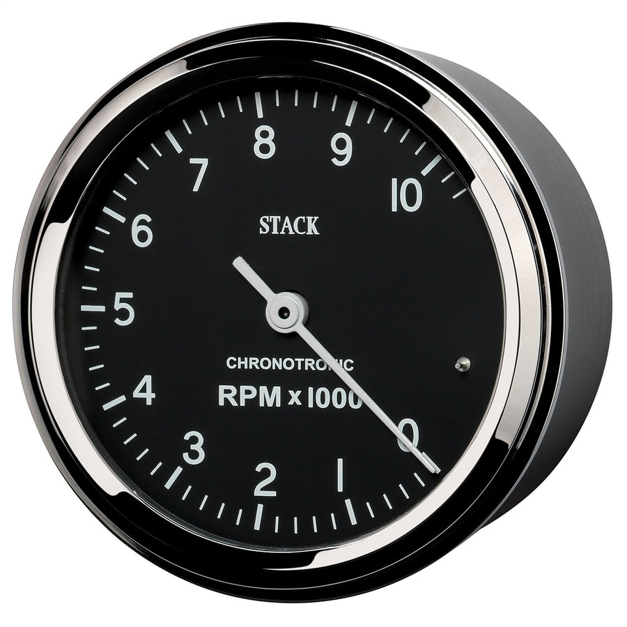 80mm Stack ST901096 Black 0-10k RPM Chronotronic Tachometer