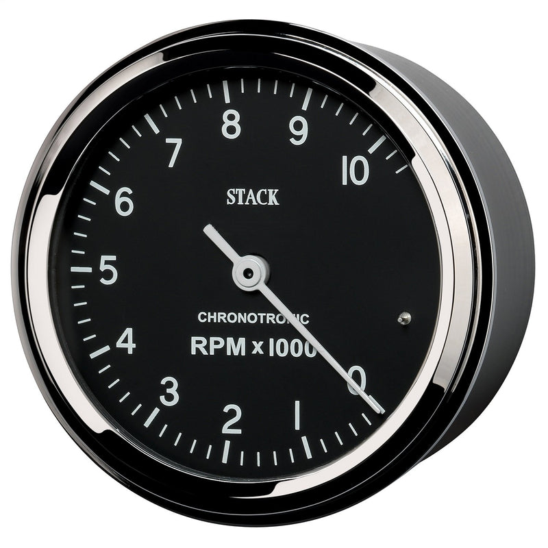 80mm Stack ST901096 Black 0-10k RPM Chronotronic Tachometer