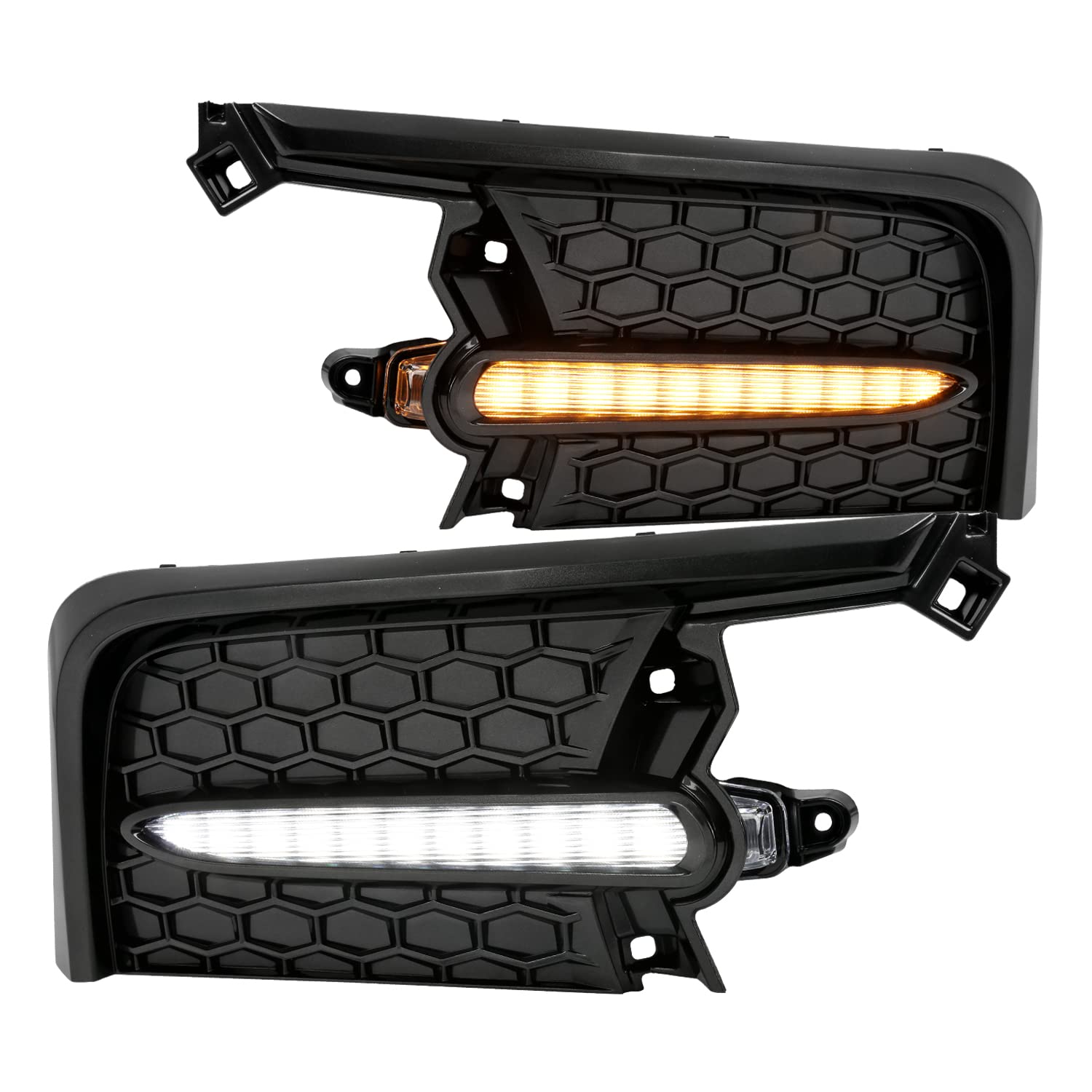 Spec-D Tuning Turning Light and DRL with Bezel Compatible with Toyota Corolla Sedan 2020-2022