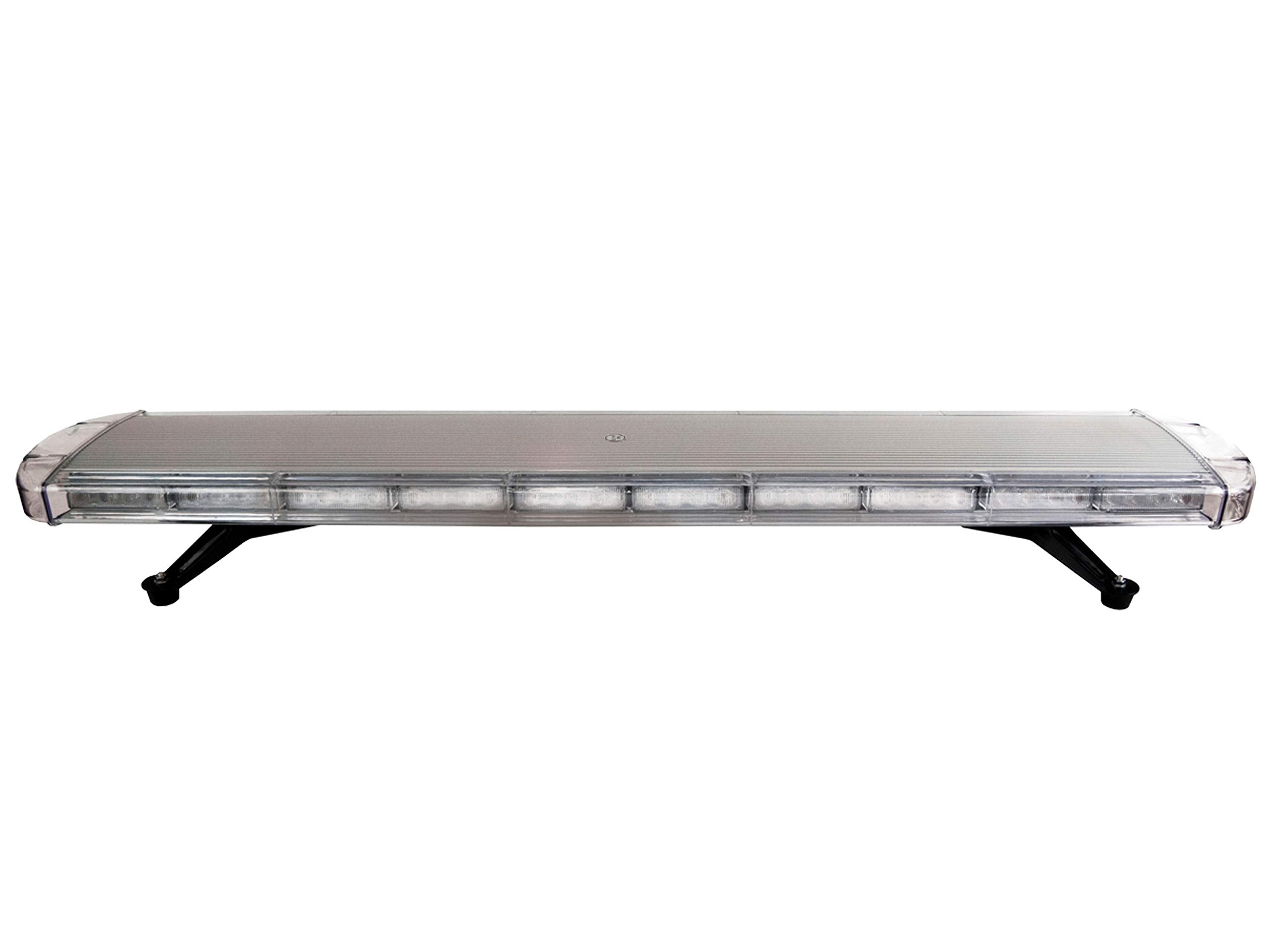 Amber Race Sport Lighting RS-30LEDX-120W-A 5.3ft Stealth LED Warning Beacon Light Bar 120Ws
