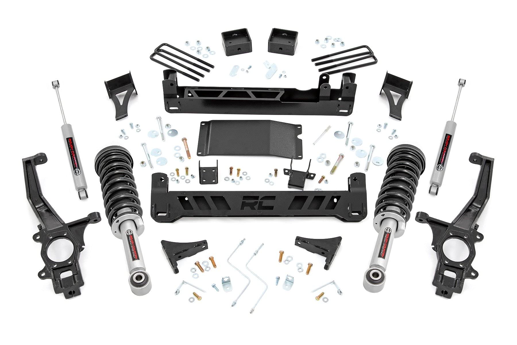 Rough Country 6" Lift Kit w/N3 Struts for 2005-2021 Nissan Frontier 4WD - 87932