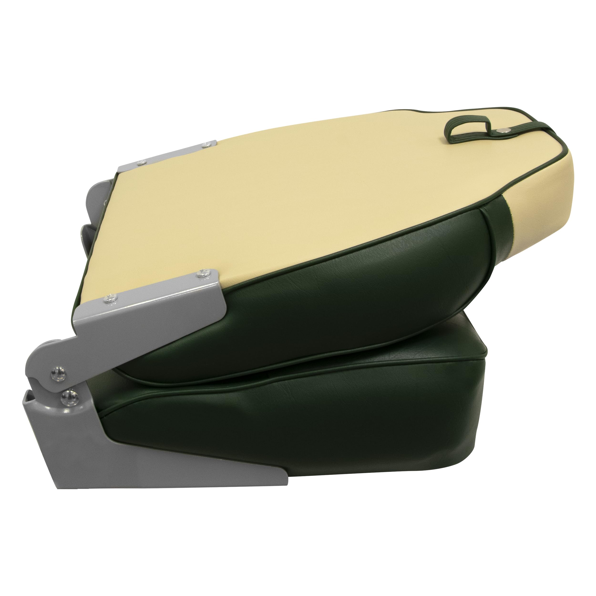 Lund Style Wise 8WD640PLS-671 High Back Boat Seat, Sand/Green