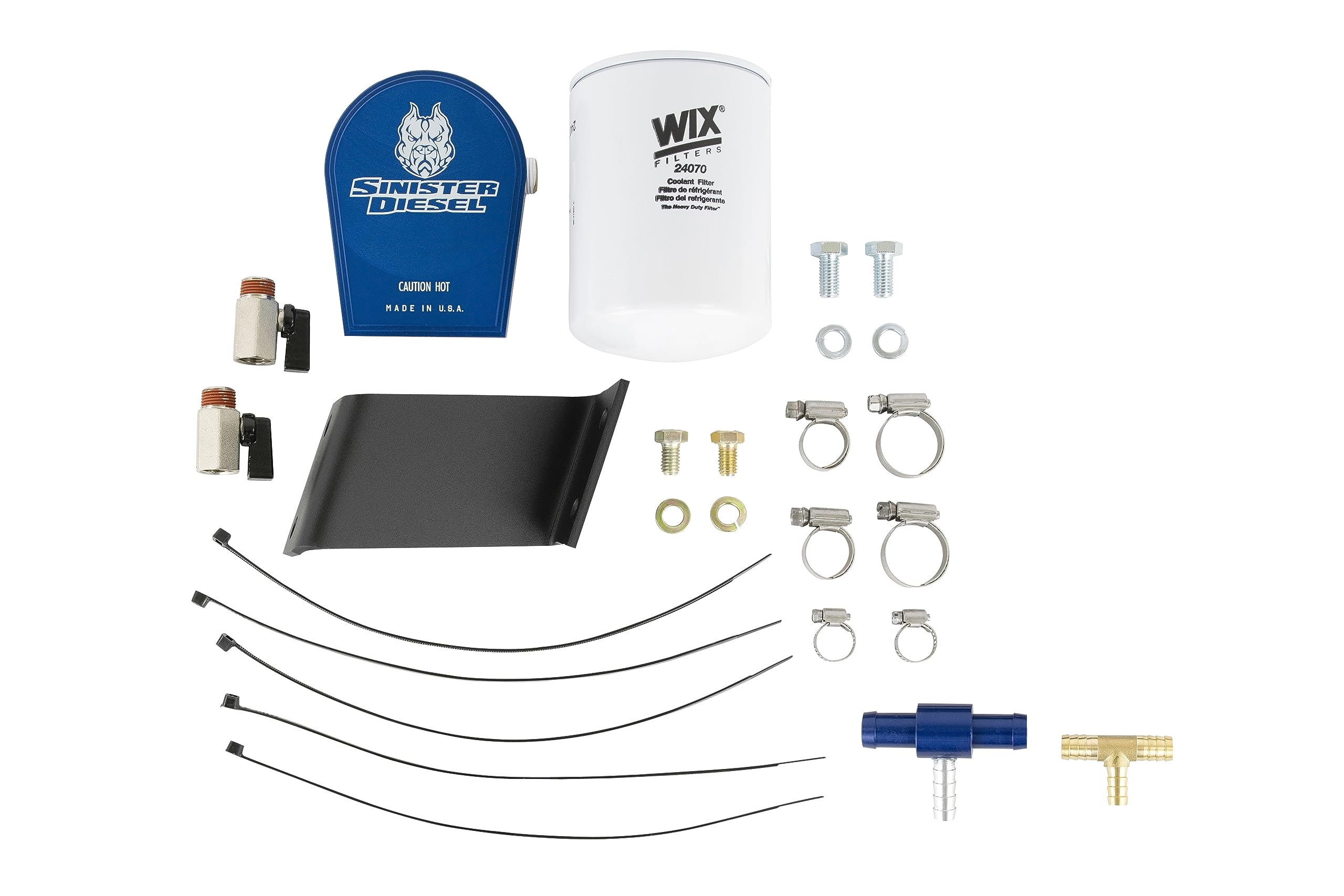 Sinister Diesel Coolant Filtration System for 2001-2010 GM Duramax 6.6L LB7/LLY/LBZ/LMM