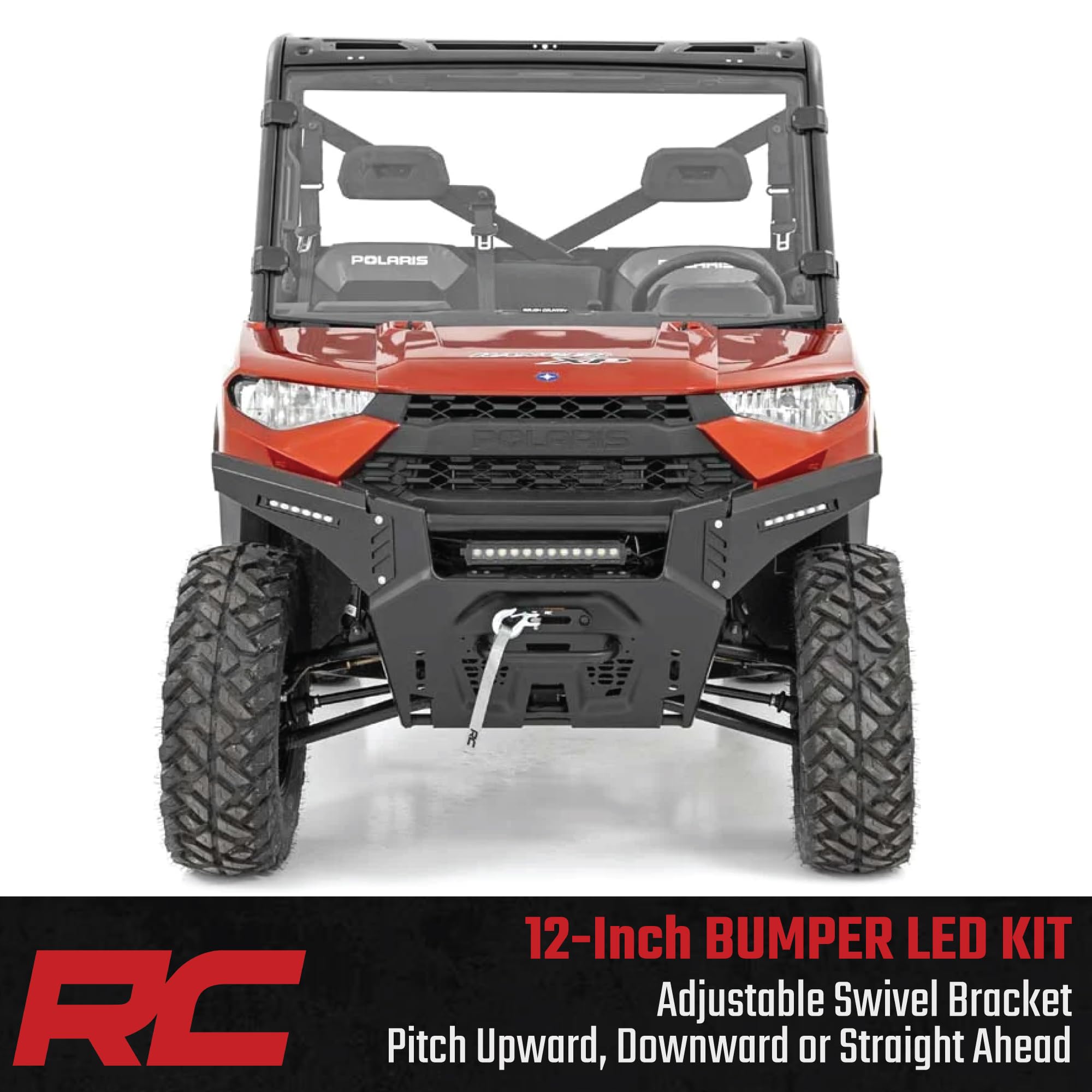 12" Rough Country LED DRL Bumper Kit for Polaris Ranger - 93027
