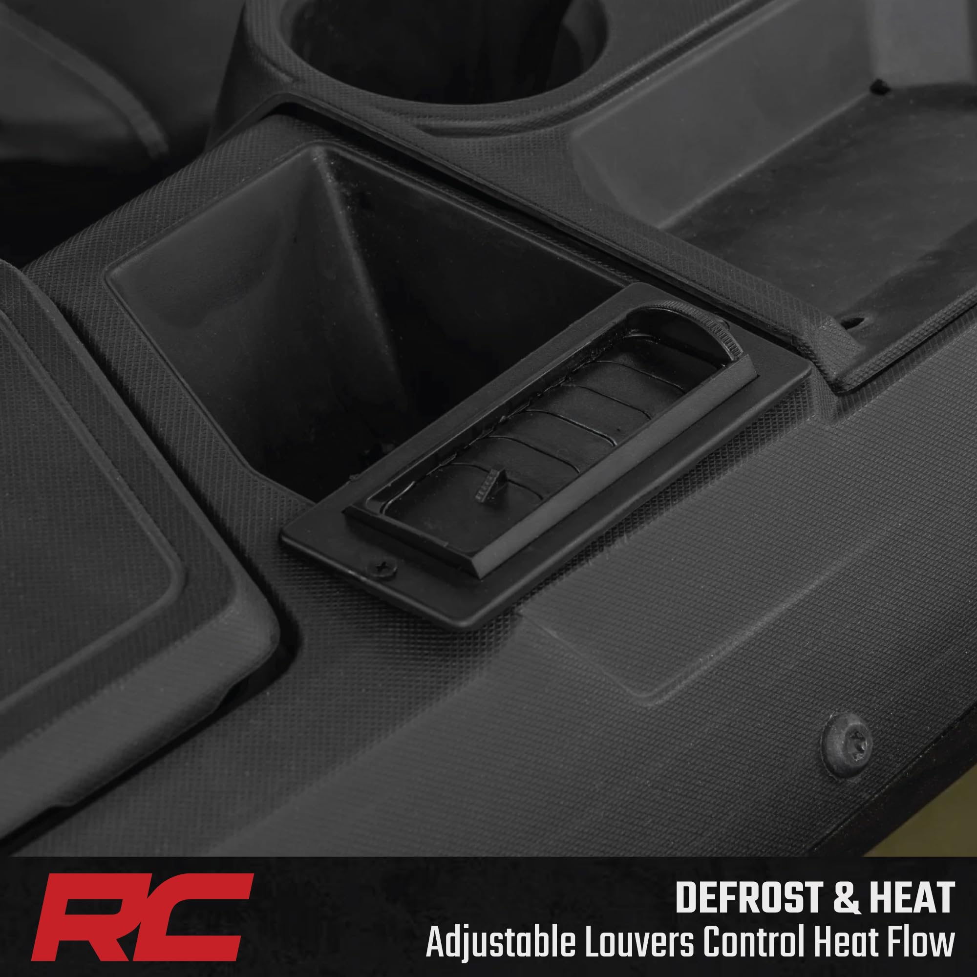 Rough Country UTV Heater Kit for Polaris Ranger XP 1000 (2017-2025) - 16,000 BTU Cab Heater with Fast Cabin Warm-Up & Defrost, Complete Install Kit, Factory-Like Fit