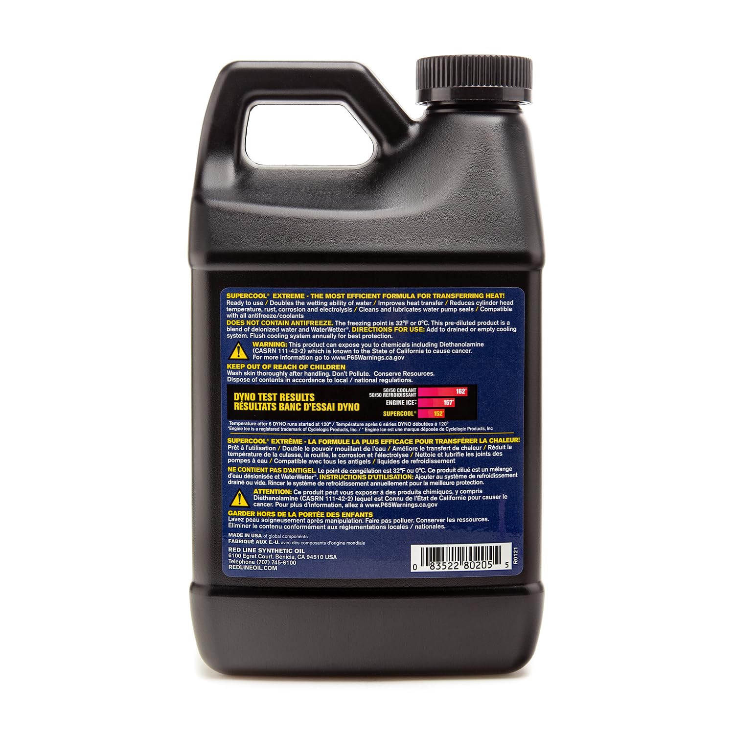 Red Line Supercool 80205, Extreme Powersports Coolant, Safe for Track, Street, Off-Roa - 1/2 Gallon (64 Ounces)