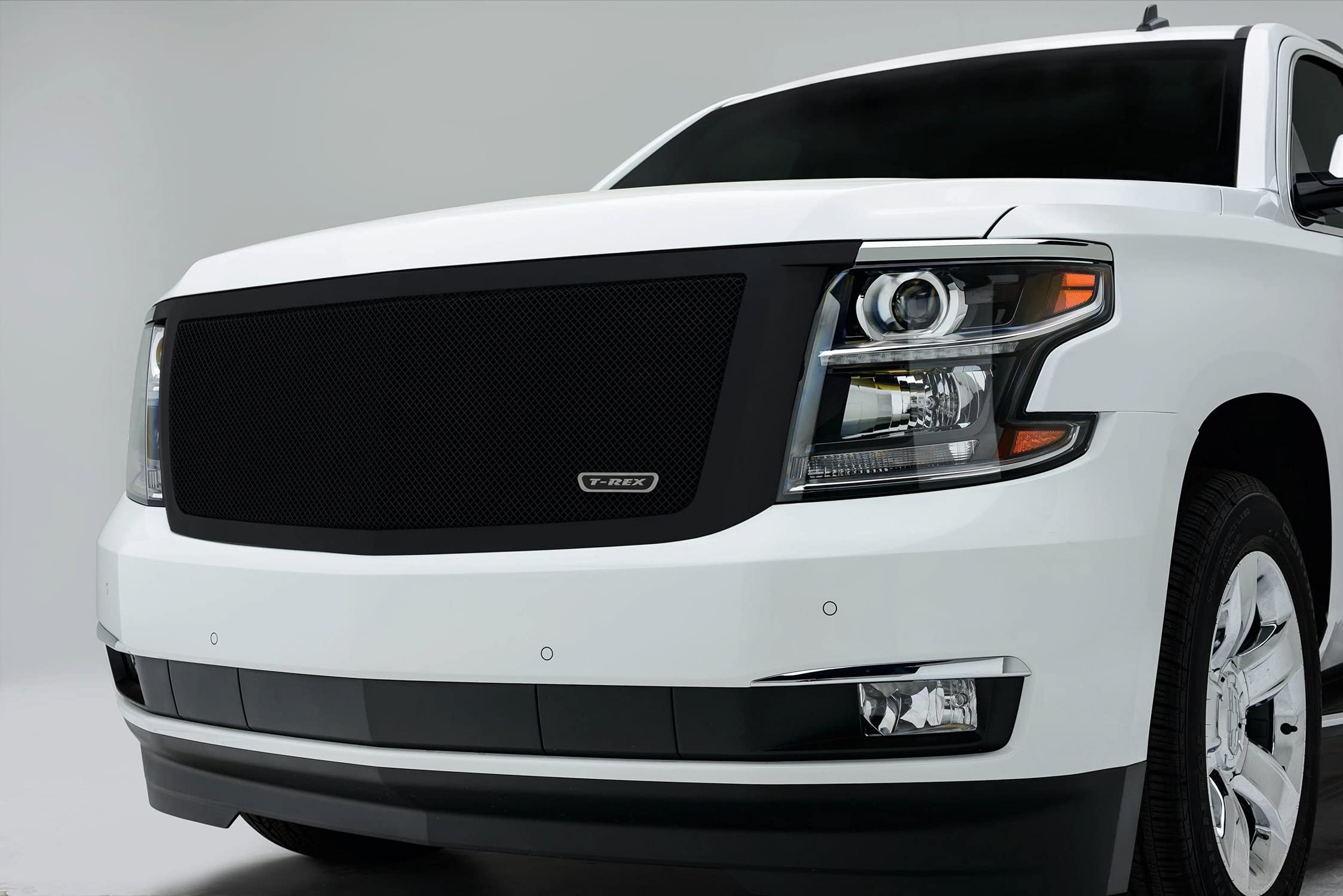T-Rex Grilles Upper Class Series 2015-2020 Suburban, Tahoe LT, LTZ Main Grille, Black, 1 Pc, Replacement - PN #51056