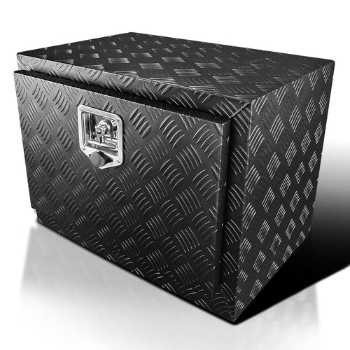 Heavy Duty Aluminum Utility Chest Tool Box Storage with Lock SPEC-D TUNING 24"x17"x18"