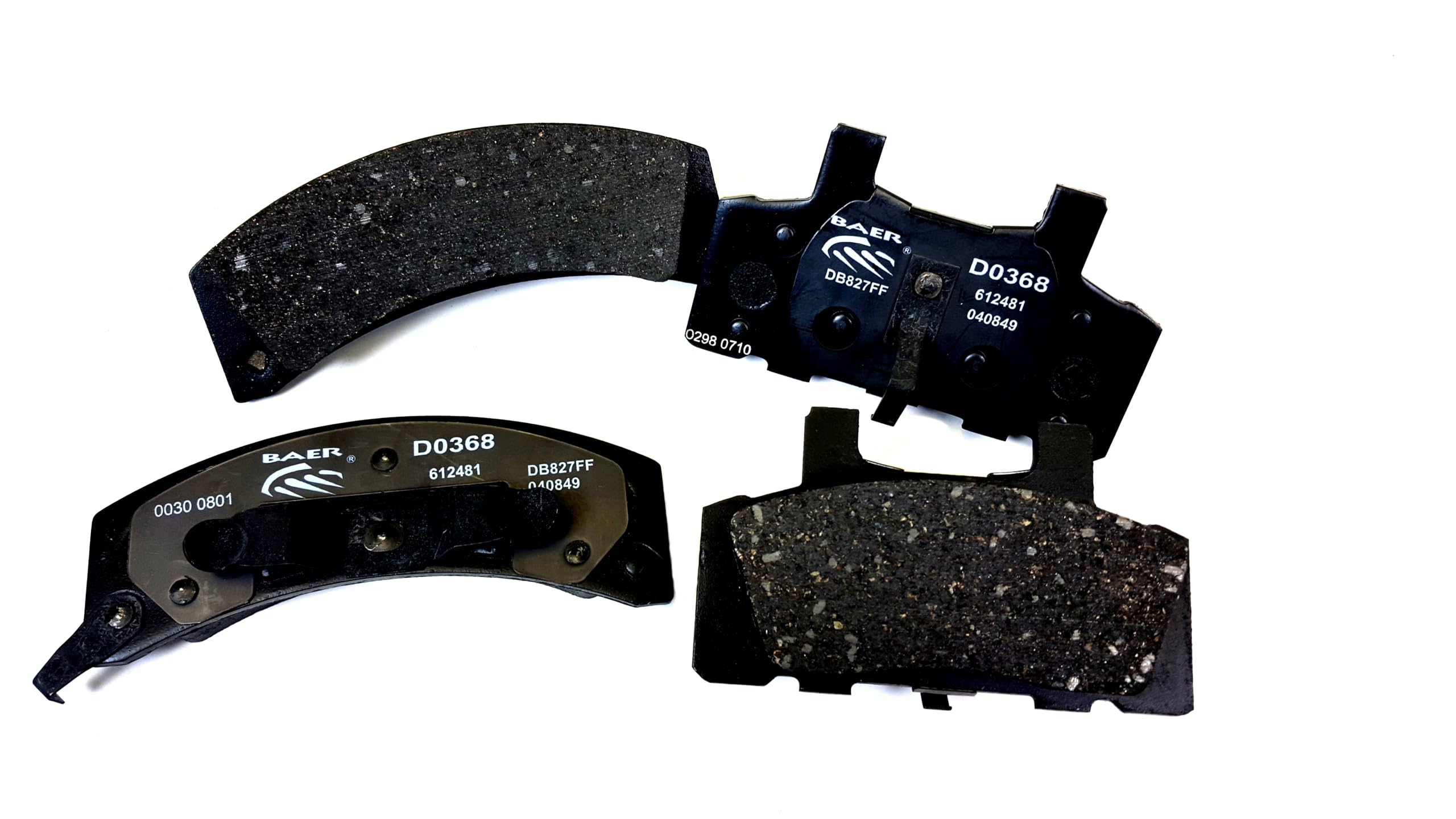D0368 Baer Brakes Claw Brake Pads Front