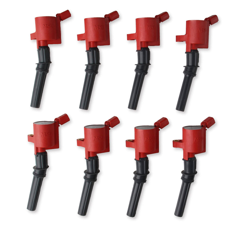 Blaster Series MSD 82428 Ignition Coils, Red, 8-pack