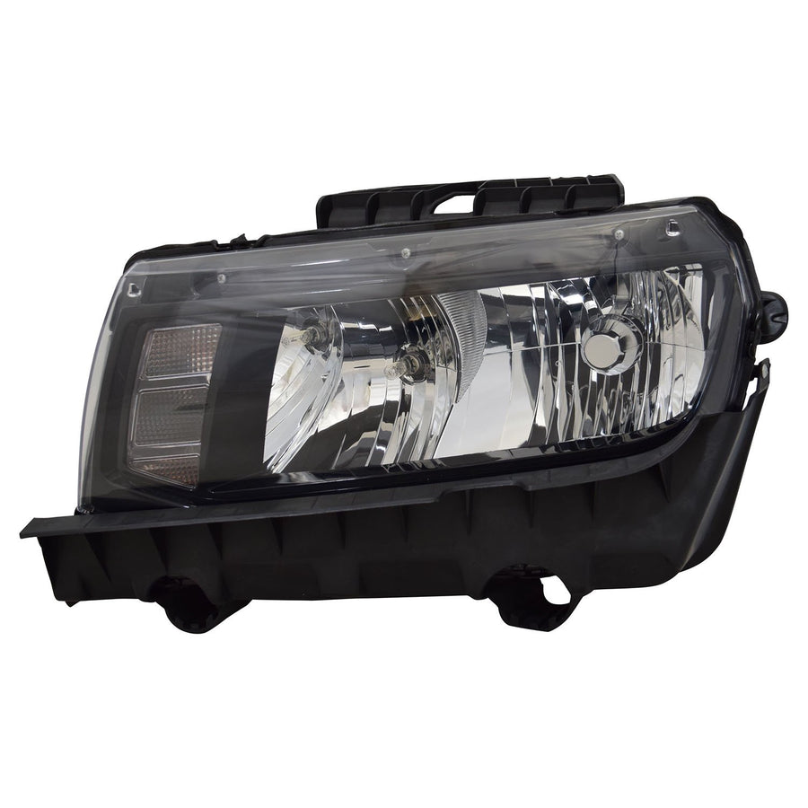 Left TYC Headlight Assembly Compatible with 2014-2015 Chevrolet Camaro