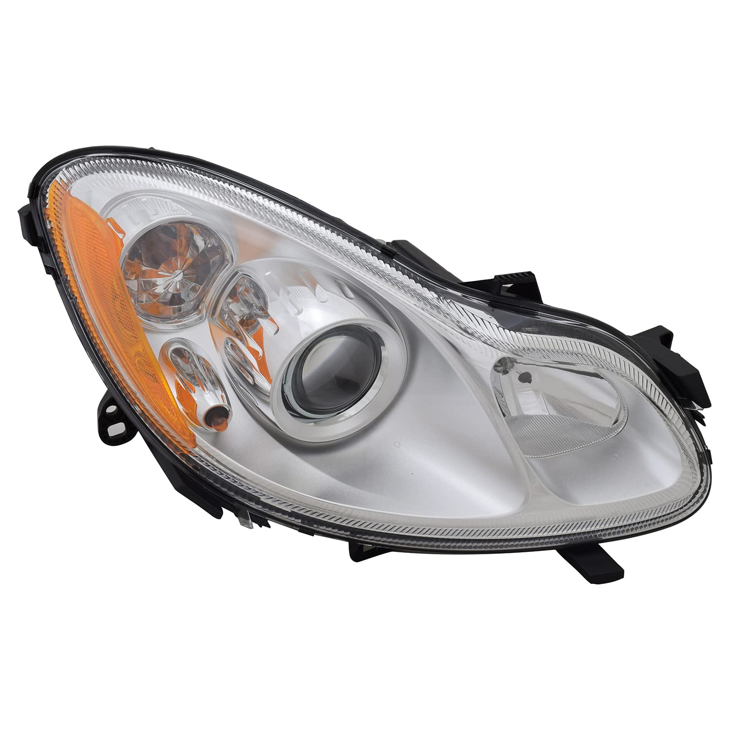 Right TYC Headlight Assembly Compatible with 2010-2015 Smart Fortwo