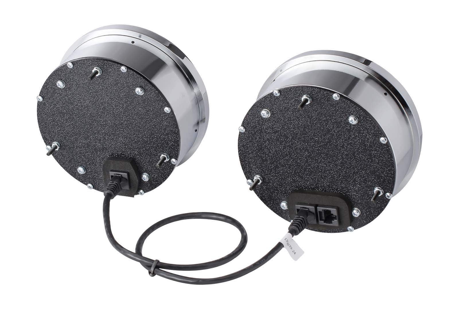 VHX Dual Round Universal System, Carbon Fiber Face - Red Display