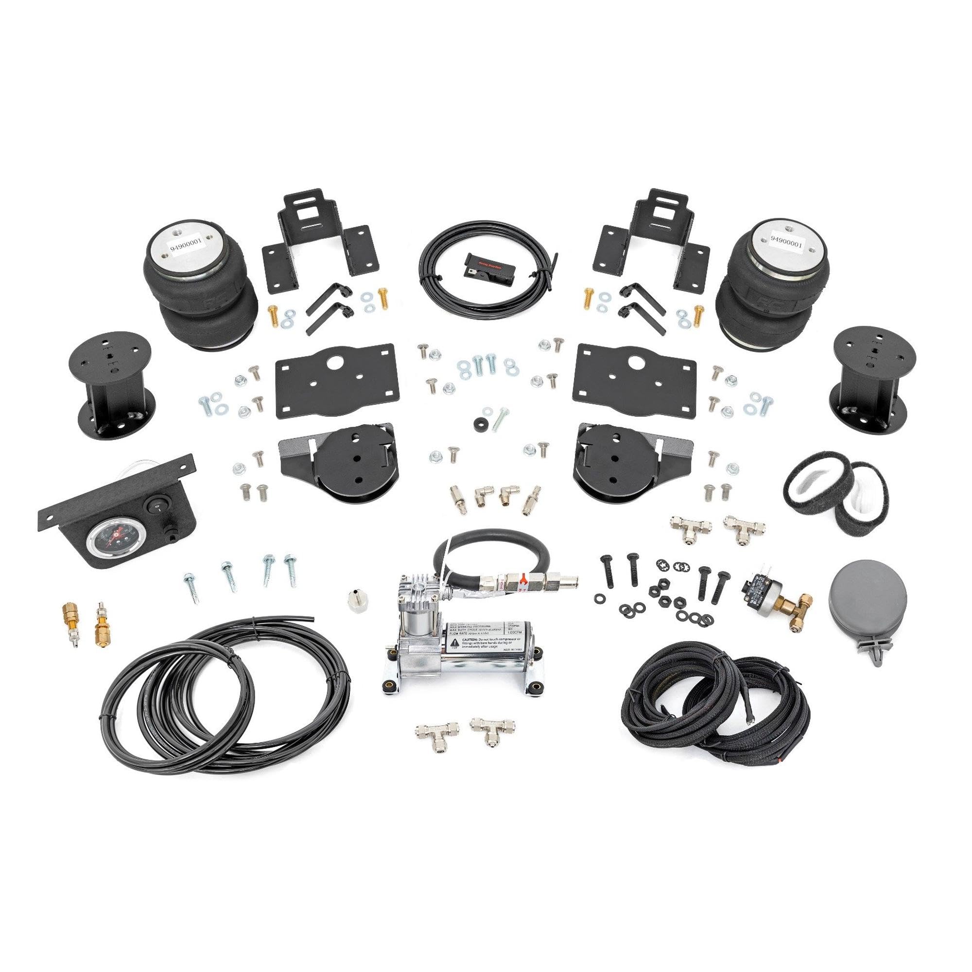 Air Spring Kit Rough Country w/Compressor for 2019-2024 Ram 1500 | 6" - 100356C
