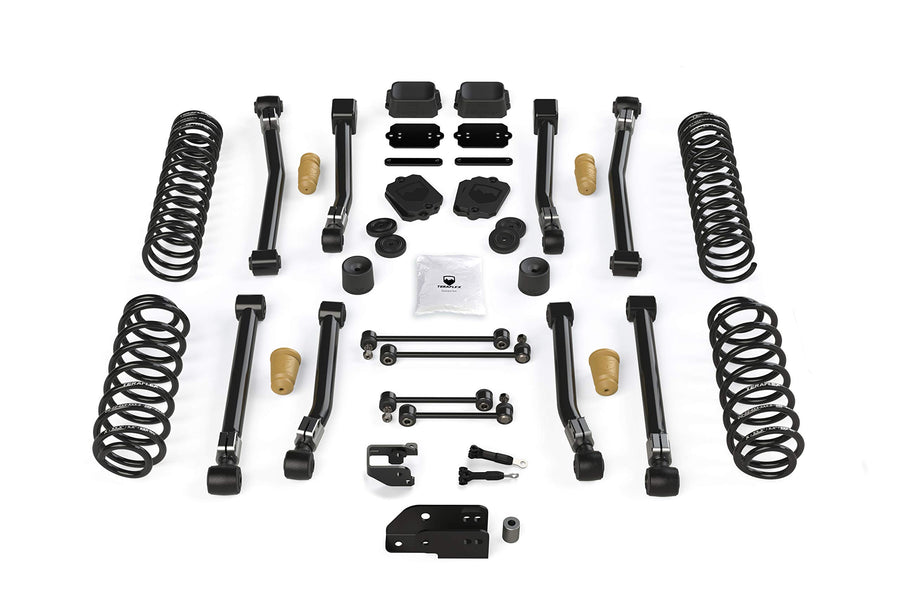 3.5” TeraFlex Alpine CT3 Short Arm Suspension System – JLU 4-Door No Shock Absorbers