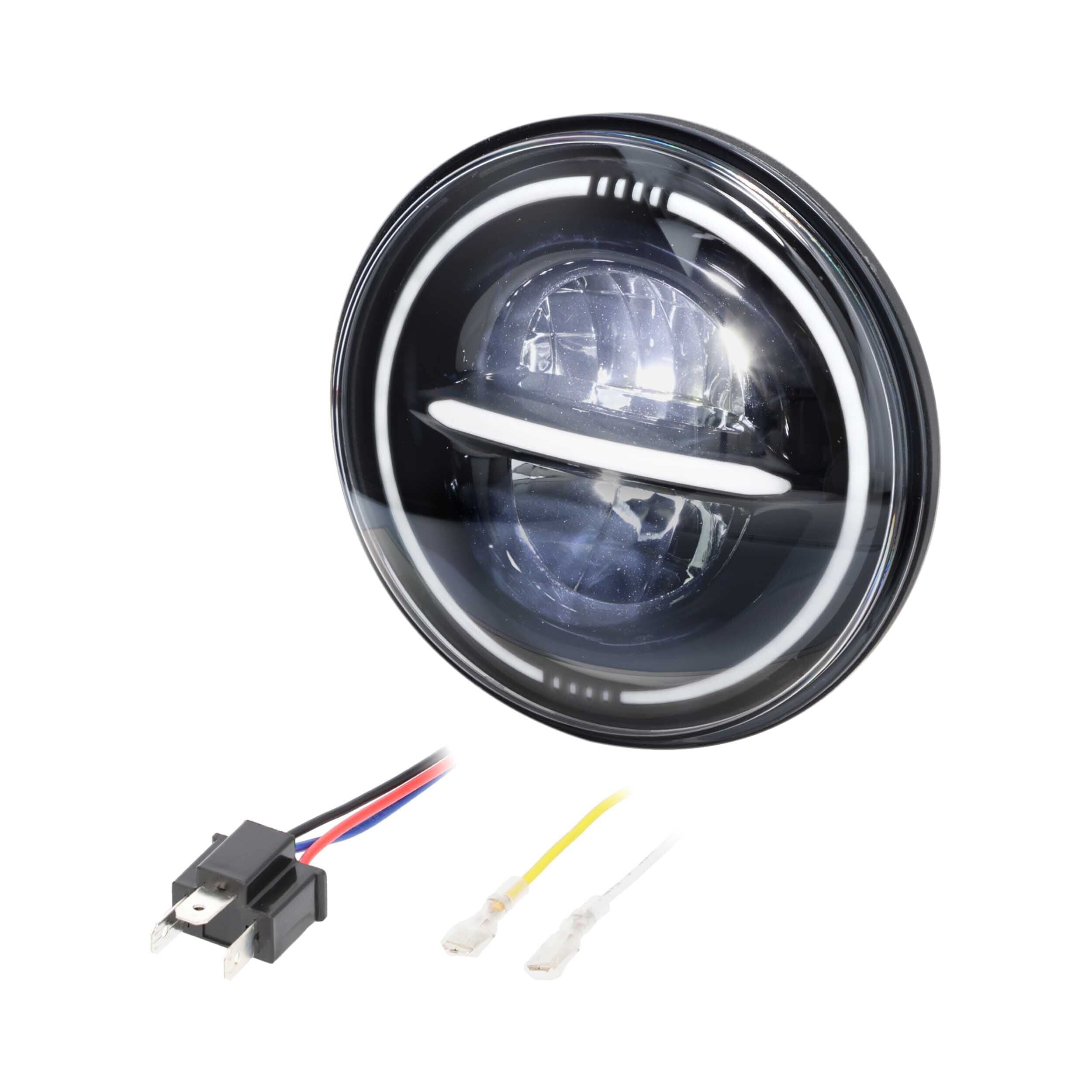 7" Reflector Headlight with Full Halo - Metra (BC-709B)
