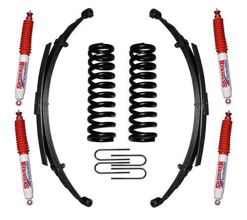 Skyjacker Suspension Lift Kit 174PKS-N w/Shock Nitro Shocks 4 in. Lift Incl. Front/Rear Springs Rear U Bolt Kit