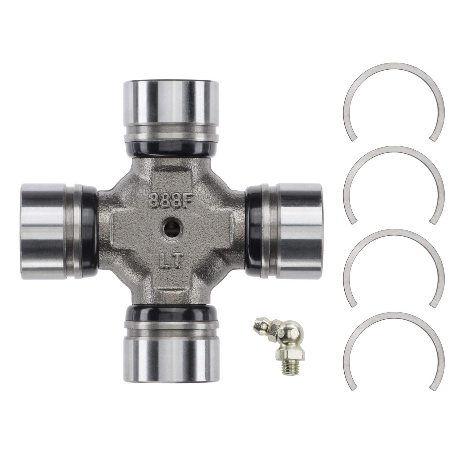 Premium MOOG Greaseable Universal Joint for Our 1400 Series; Rockwell 44 Series