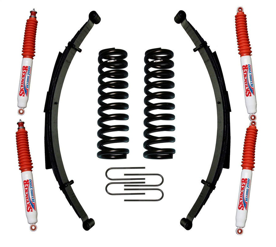 Suspension Lift Kit w/Shock 4 in. Lift Incl. Front/Rear Springs Skyjacker 174BKS-H Rear U Bolt Kit