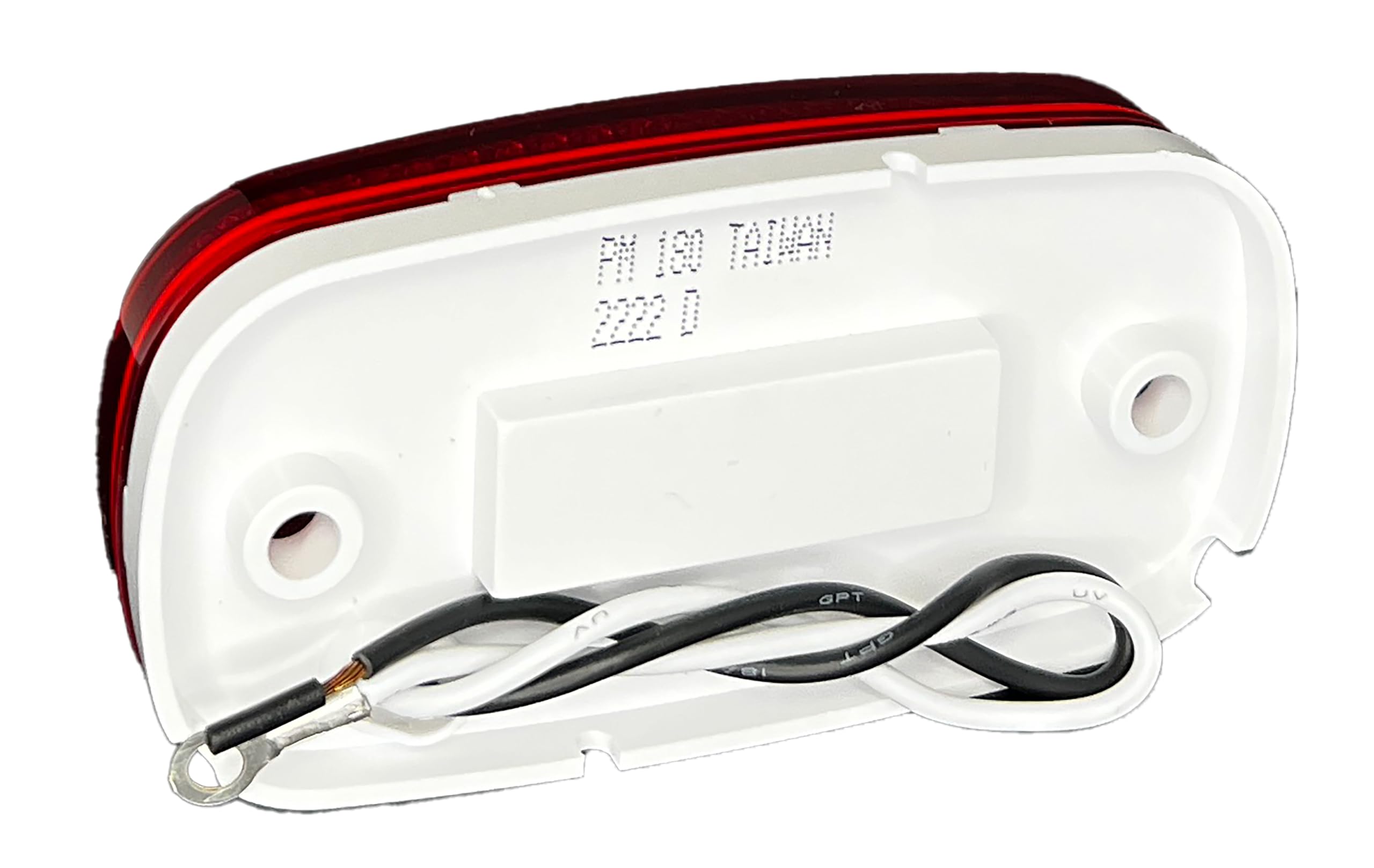 Red Oblong RV Designer L903 Marker/Clearance Light, P2, 4.13″ x 2.0″ Reflex LED
