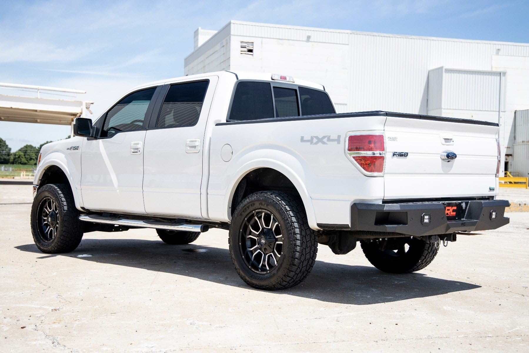 Rough Country Rear Heavy Duty Bumper w/LEDs for 2009-2014 Ford F-150-10768