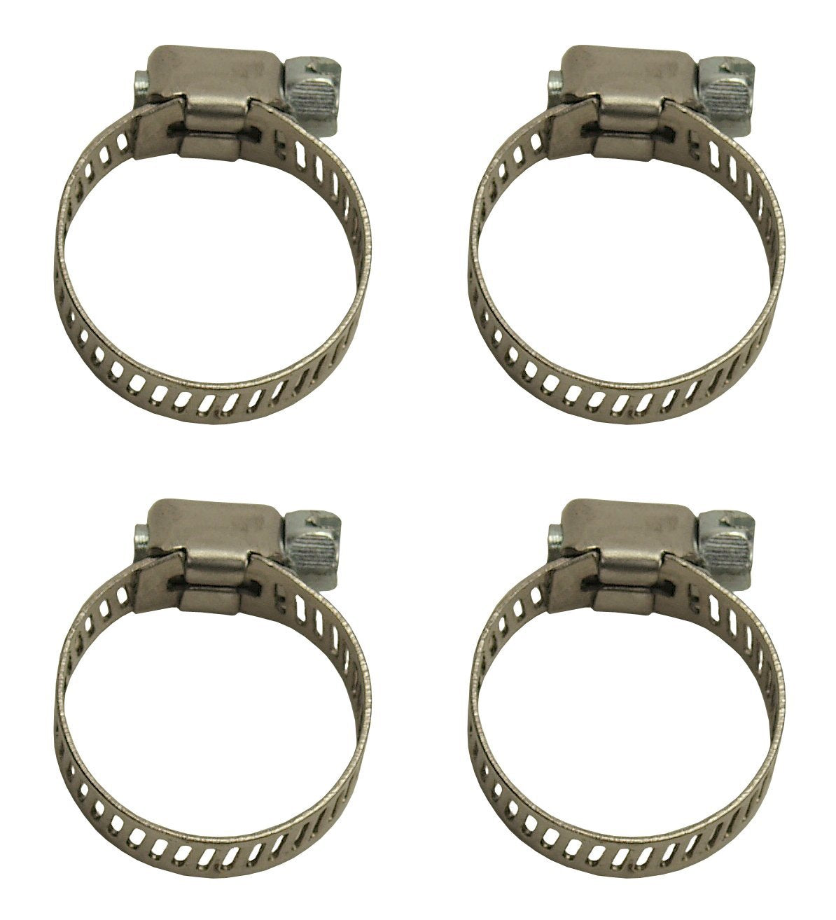 Derale 5/16"- to 1/2" Hoses Stainless Steel Hose Clamps 13008
