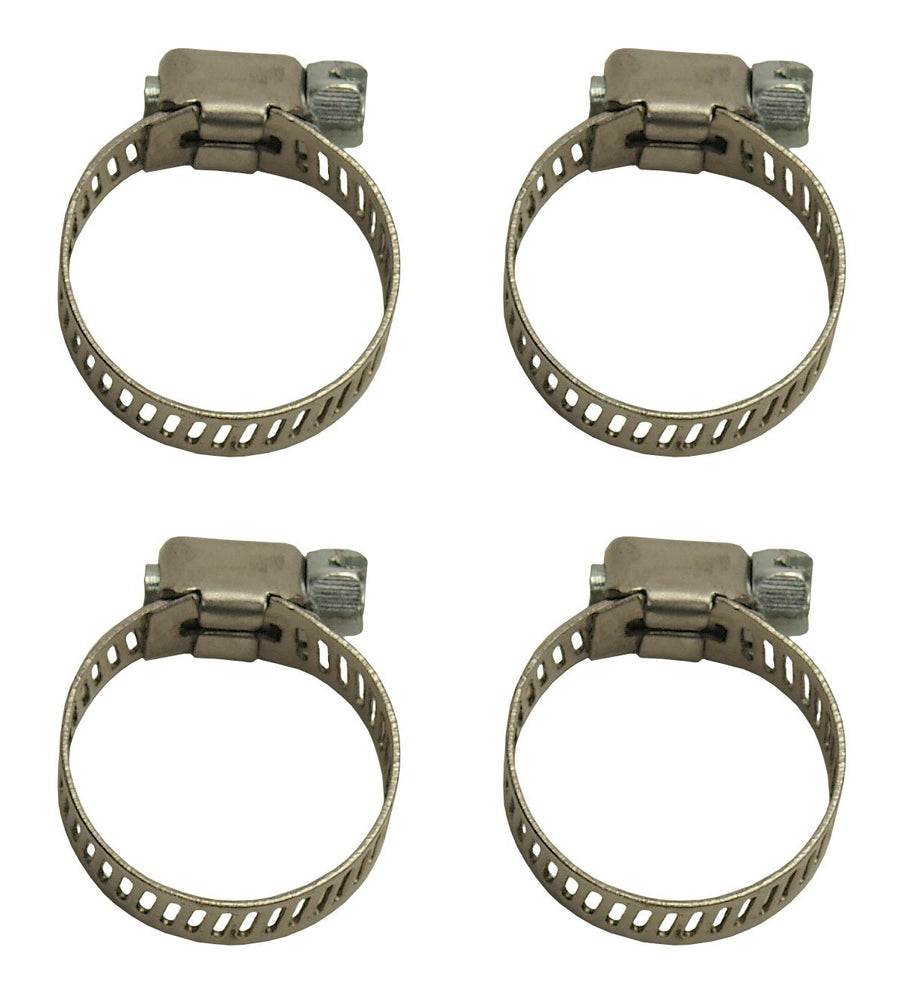 Derale 5/16"- to 1/2" Hoses Stainless Steel Hose Clamps 13008