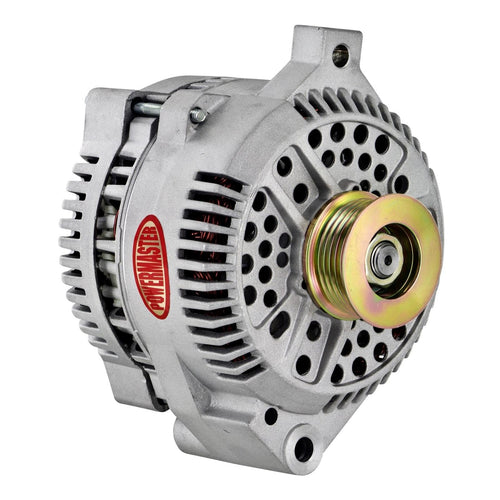 Alternator Powermaster 7771 (Ford 3G Natural 140A 6 grv Pulley Large Frame Str Mtg OE Only VR), 1 Pack
