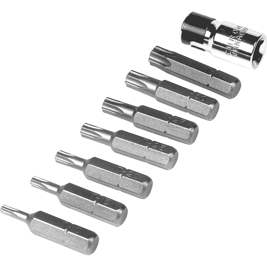 8-Piece Performance Tool W1386 Tamper Resistant Star Bit Set