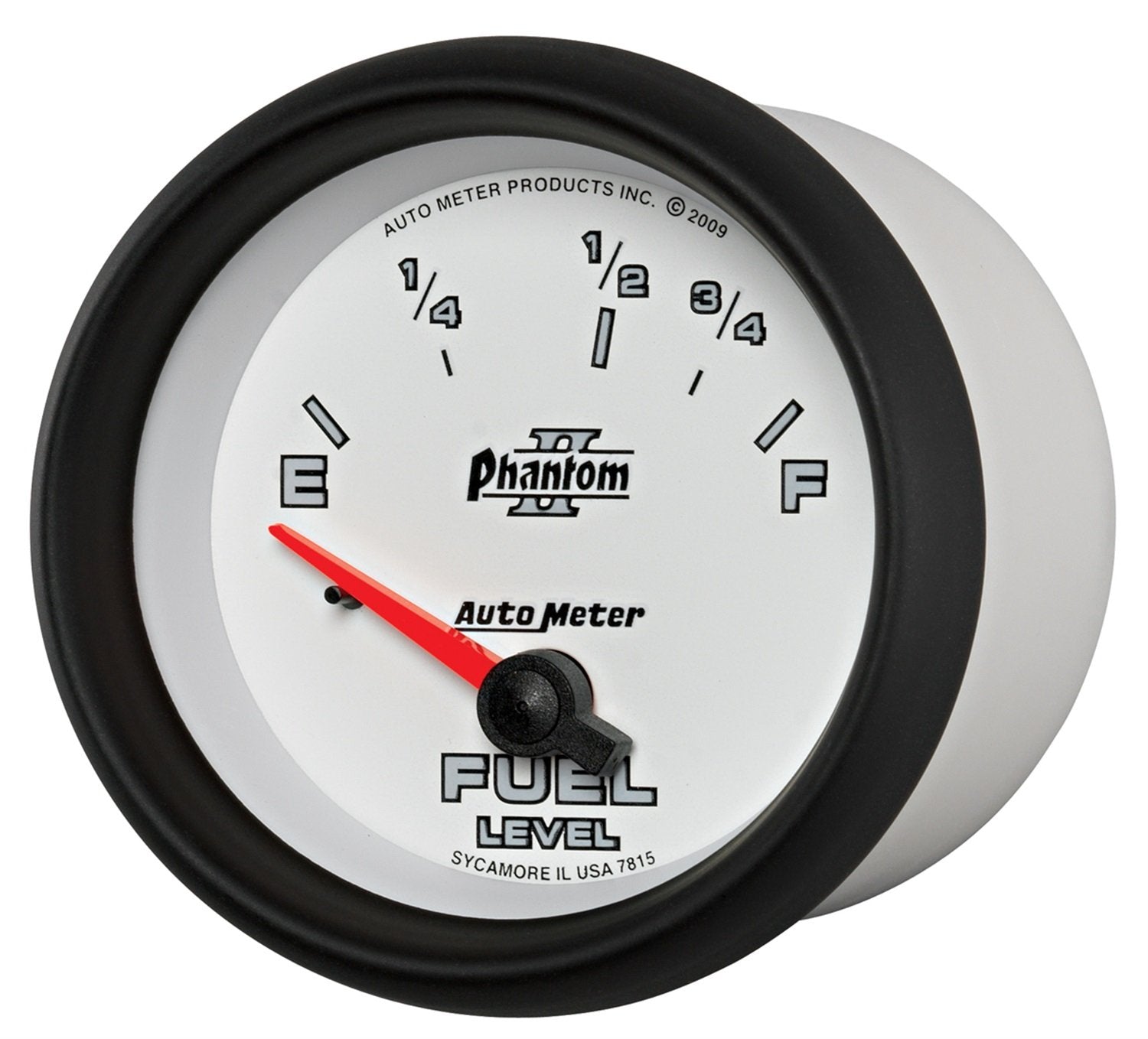 Auto Meter Phantom II 2-5/8" 73 E/ 10 F Short Sweep Electric Fuel Level Gauge 7815