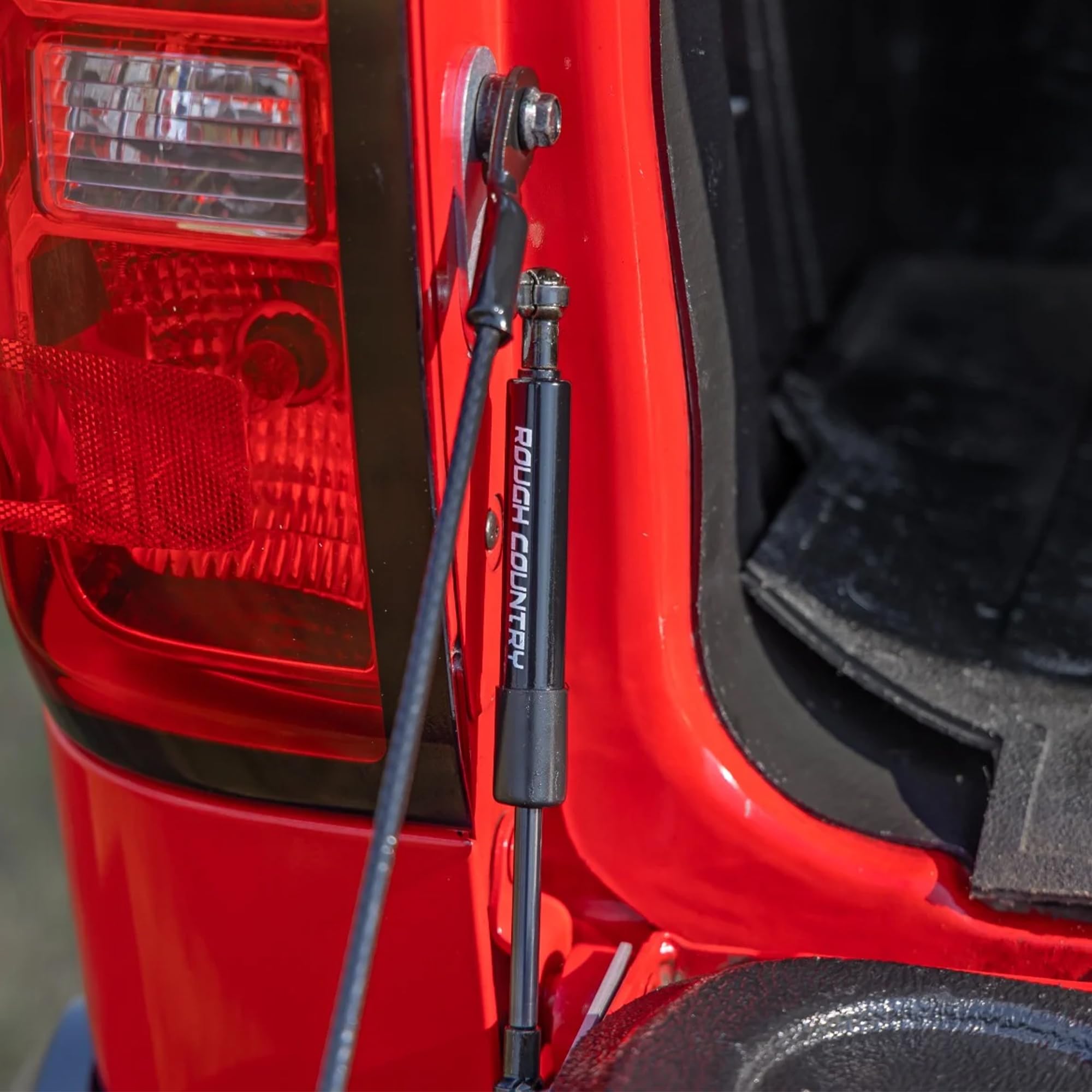 Rough Country Tailgate Assist Hydraulic for Chevy Silverado & GMC Sierra 1500/2500HD/3500HD (2007-2018) - Smooth, Safe & Controlled Lowering Tailgate