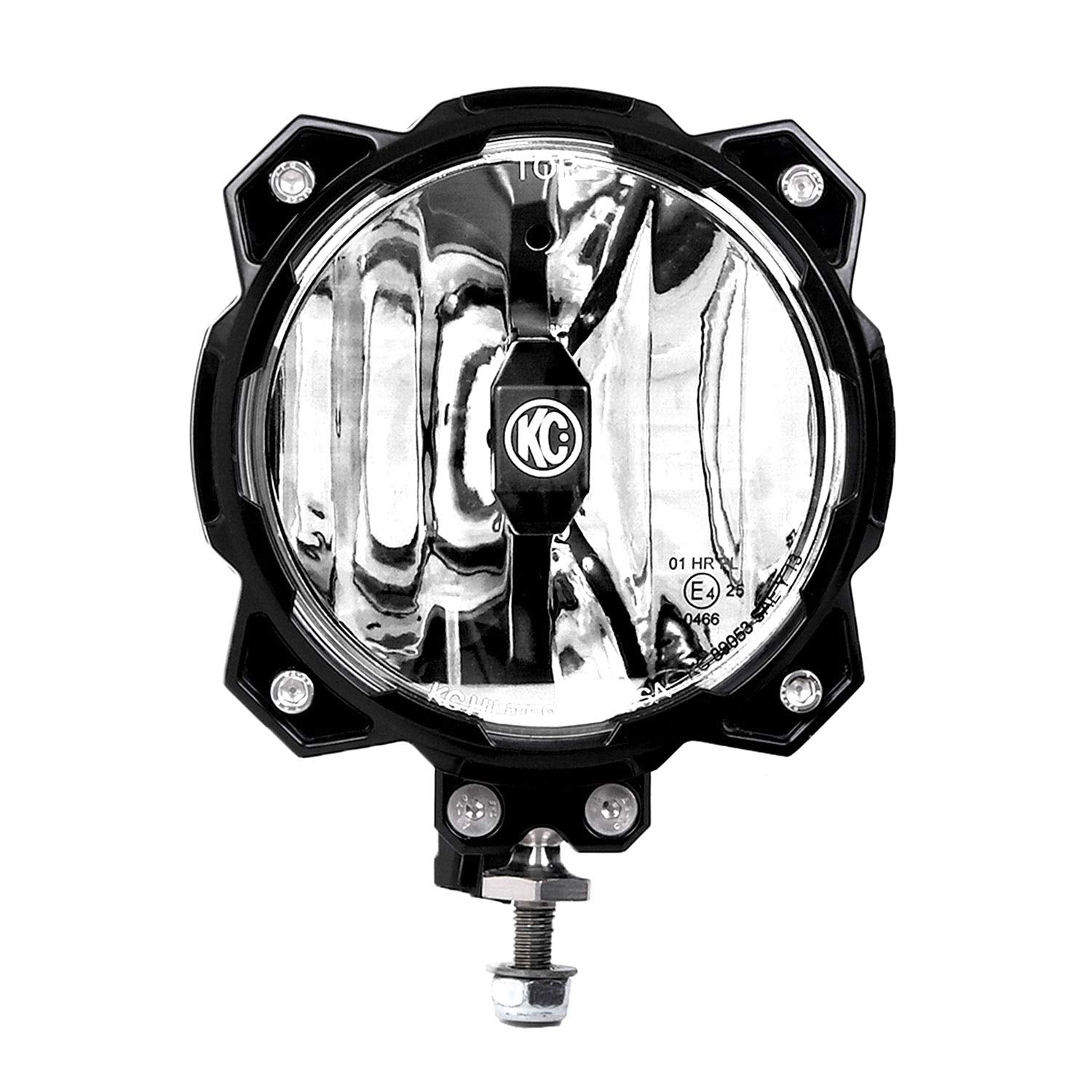 KC HiLiTES Gravity LED Pro6 91303 Single SAE/ECE Driving Beam with Wiring Harness and Illuminated LED Light Switch - Pair Pack System