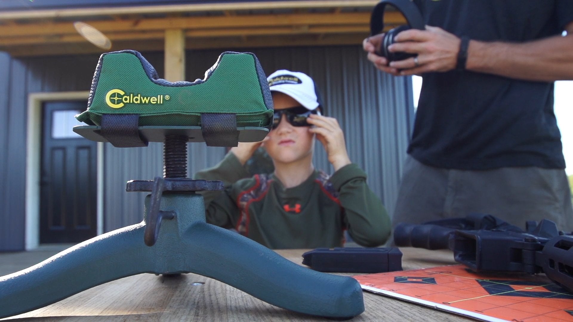 Caldwell The Jr. Rock with Durable Construction and Elevation Adjustments for Range, Sight In and Precision Shooting