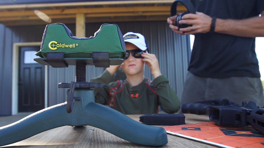 Caldwell The Jr. Rock with Durable Construction and Elevation Adjustments for Range, Sight In and Precision Shooting