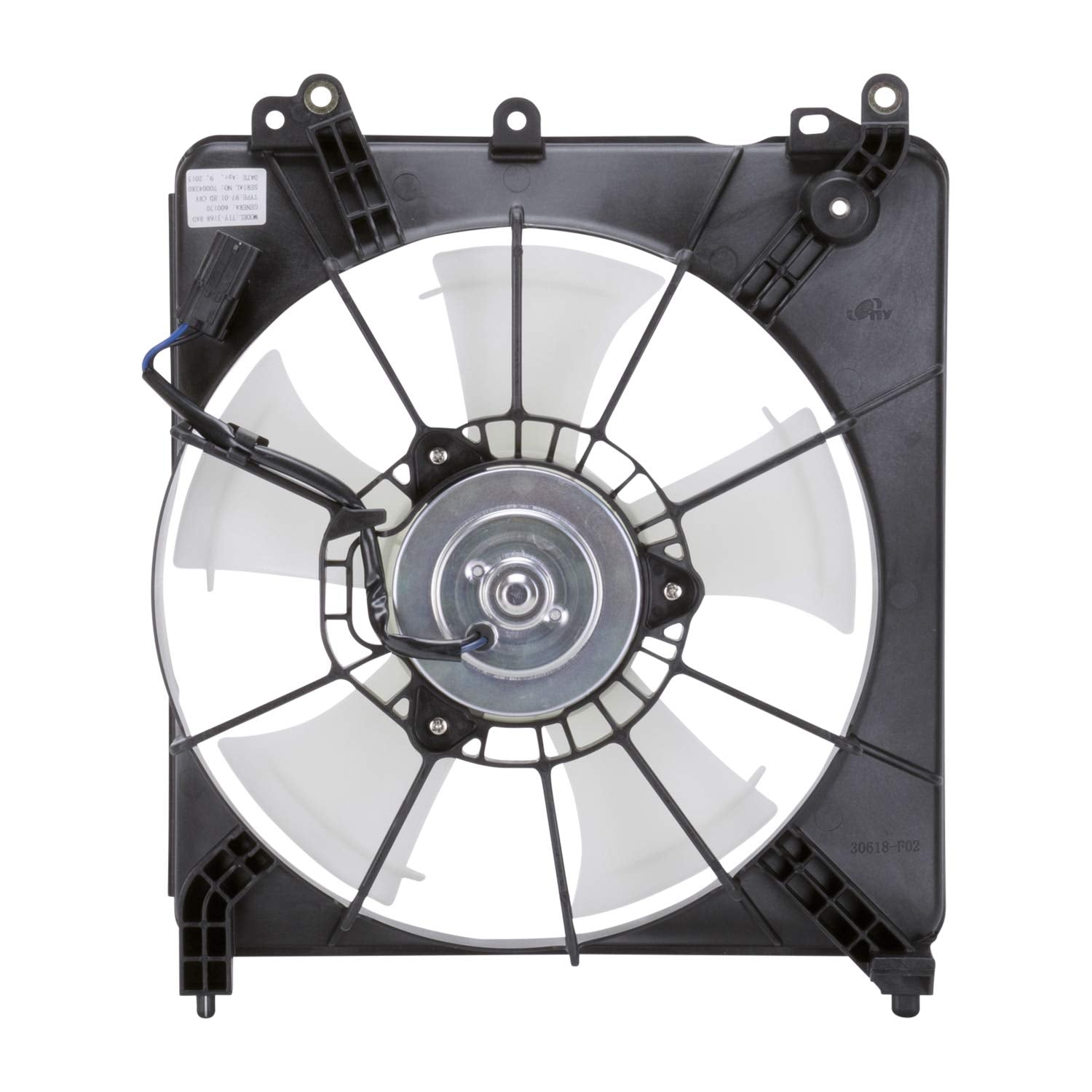 Honda Insight TYC 601250 Replacement Radiator Cooling Fan Assembly