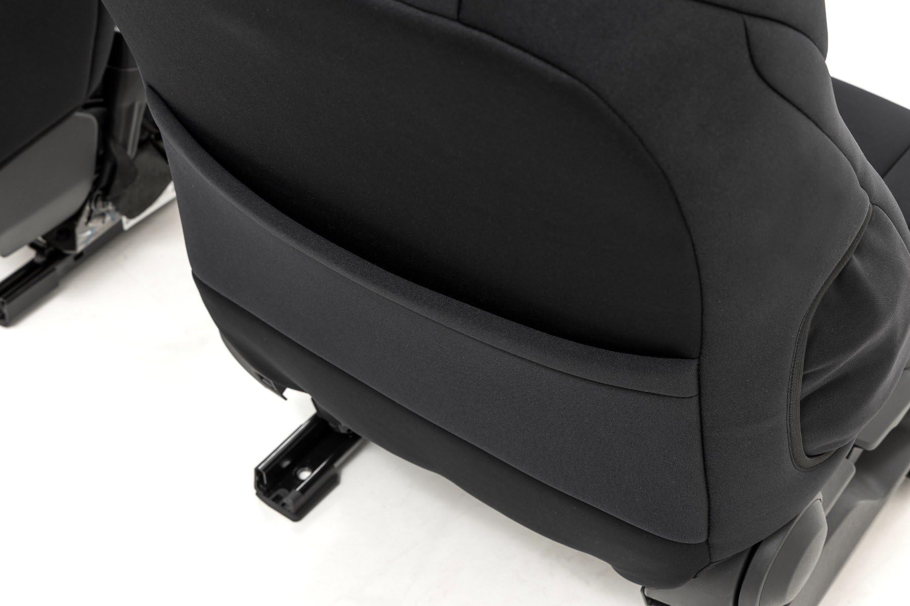 Rough Country Neoprene Seat Covers for Tacoma Toyota (2024-2025) Double Cab - Waterproof & UV Resistant, Foam Padded, Front & Rear Seat Cover Set