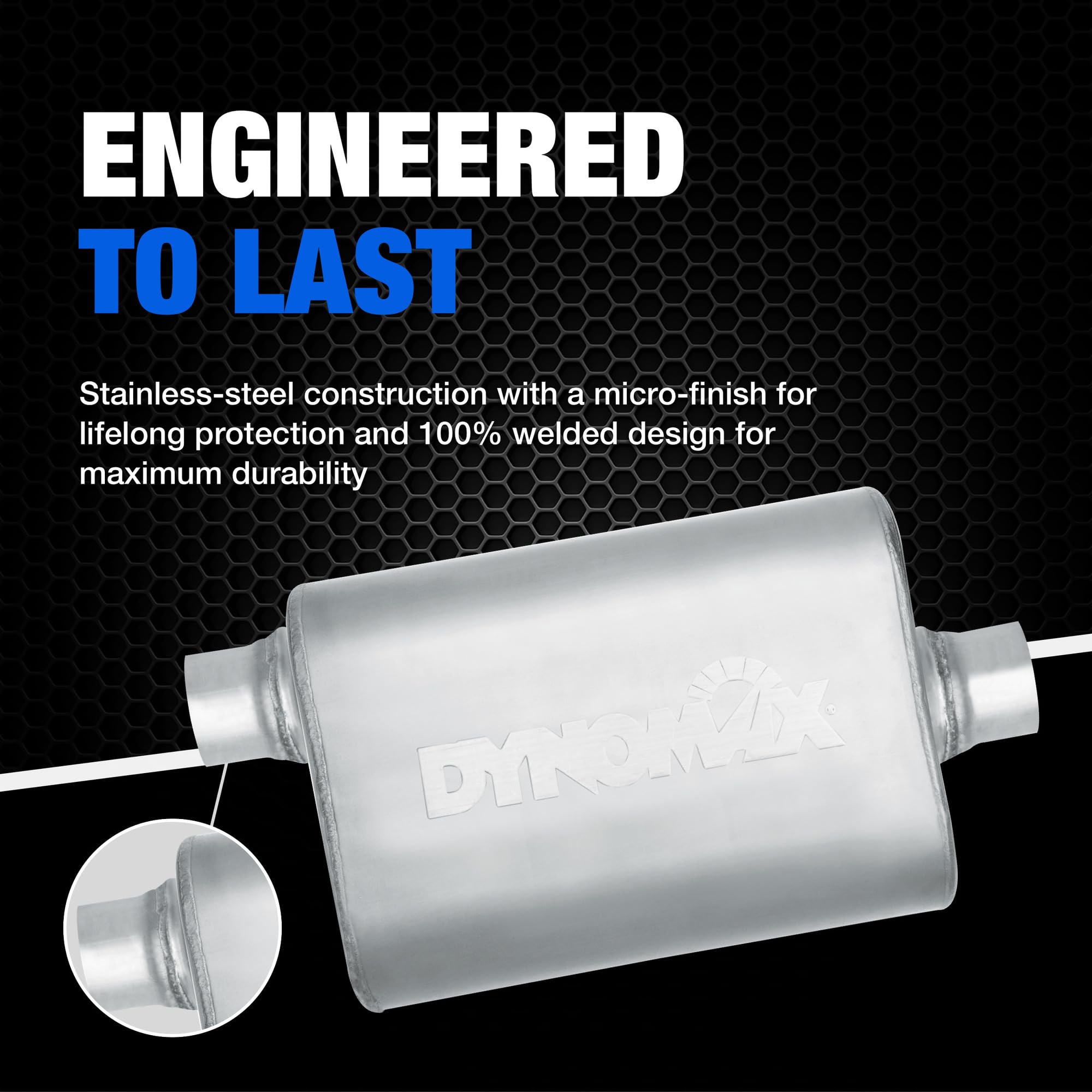 Ultra Flo Dynomax 52559 Exhaust Muffler Assembly for Ford Mustang