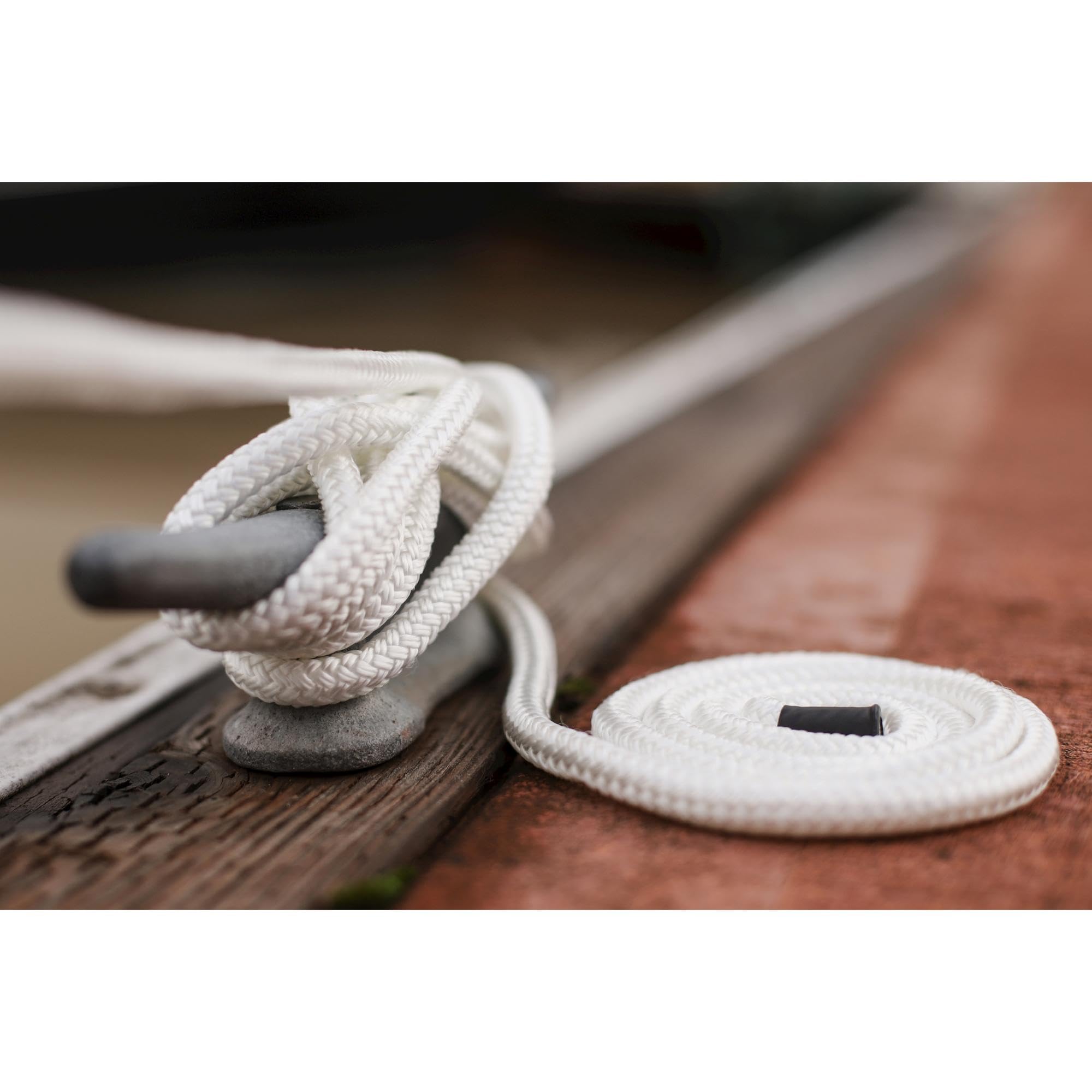 Dock Line CMP Cordage CDL1225WH, 1/2" Diameter - 25' Length, Double Braid, White