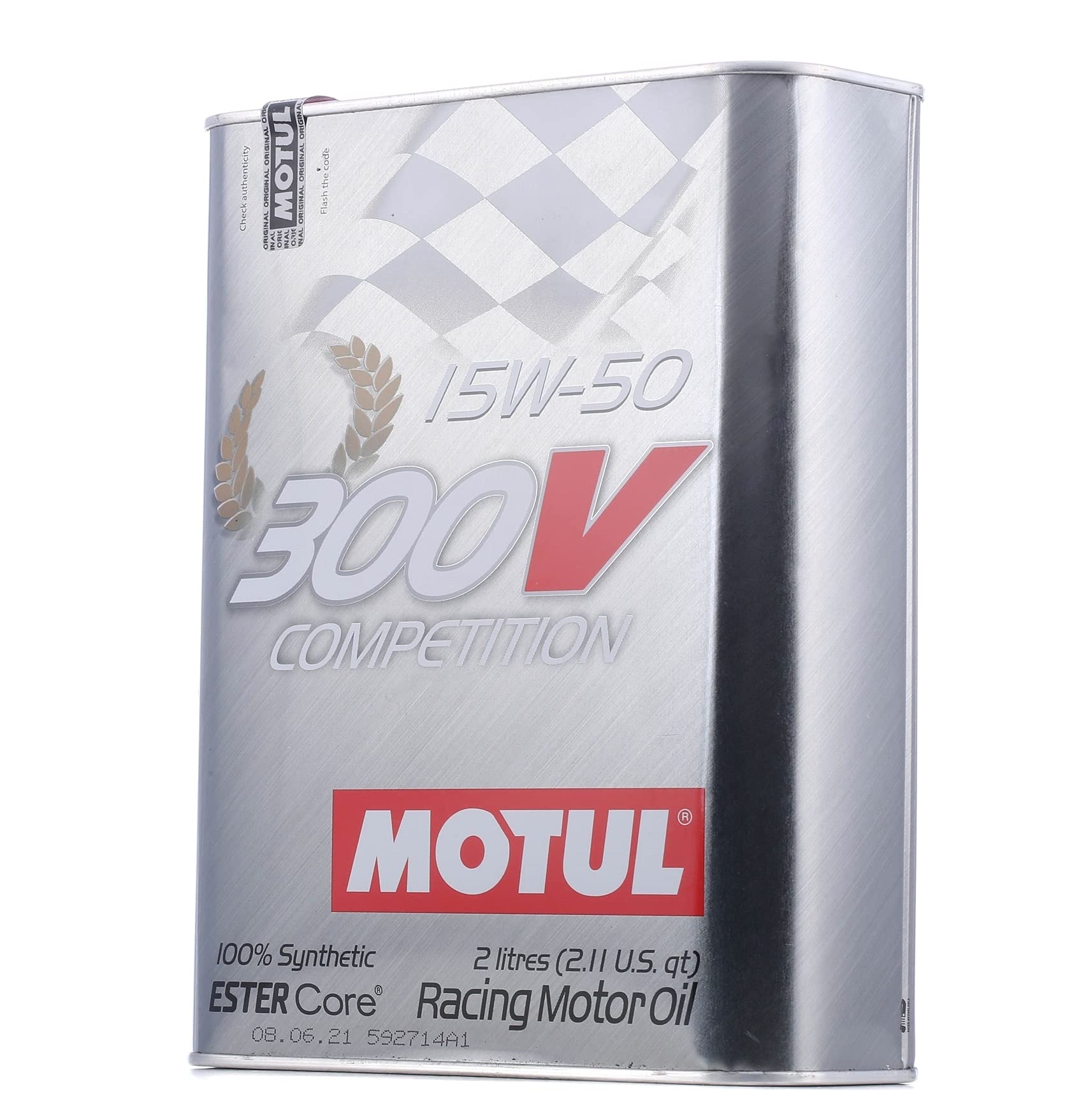 300V Motul 104244 15w50 Synthetic Racing Oil, 20 l, 1 Pack