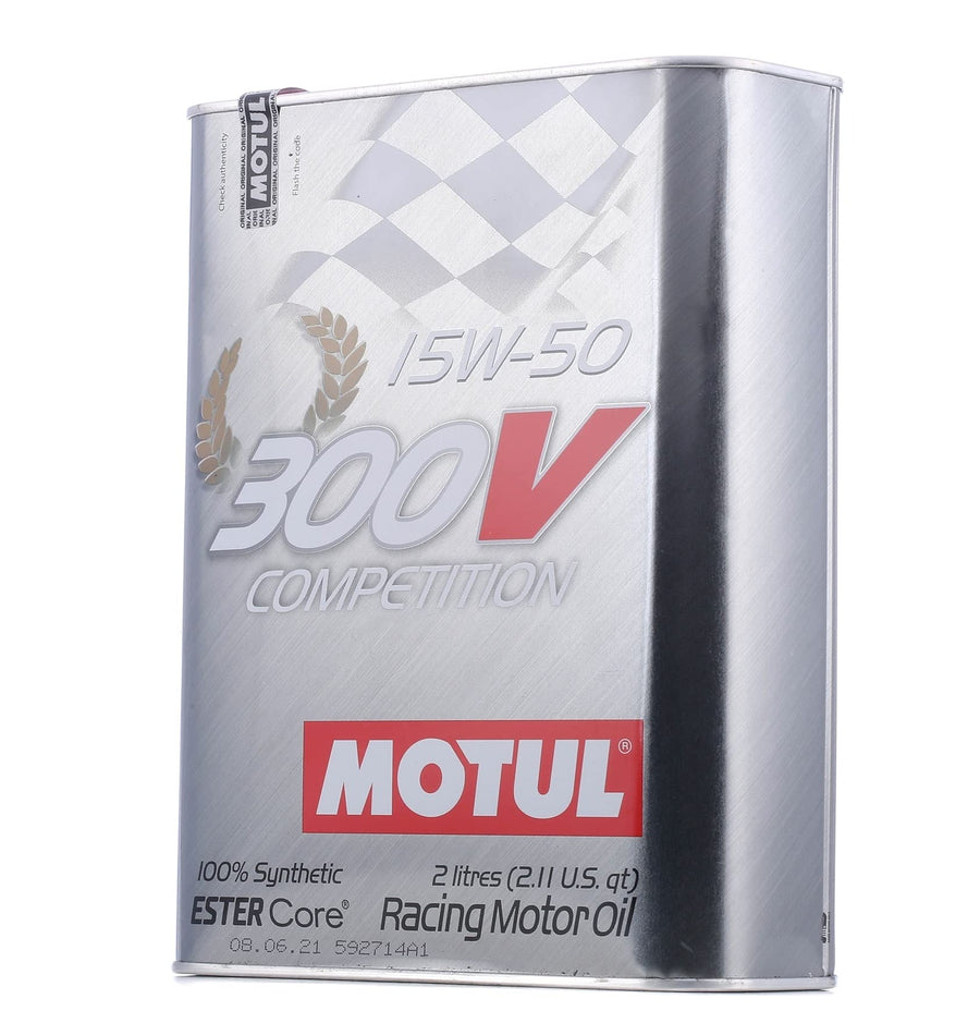 300V Motul 104244 15w50 Synthetic Racing Oil, 20 l, 1 Pack